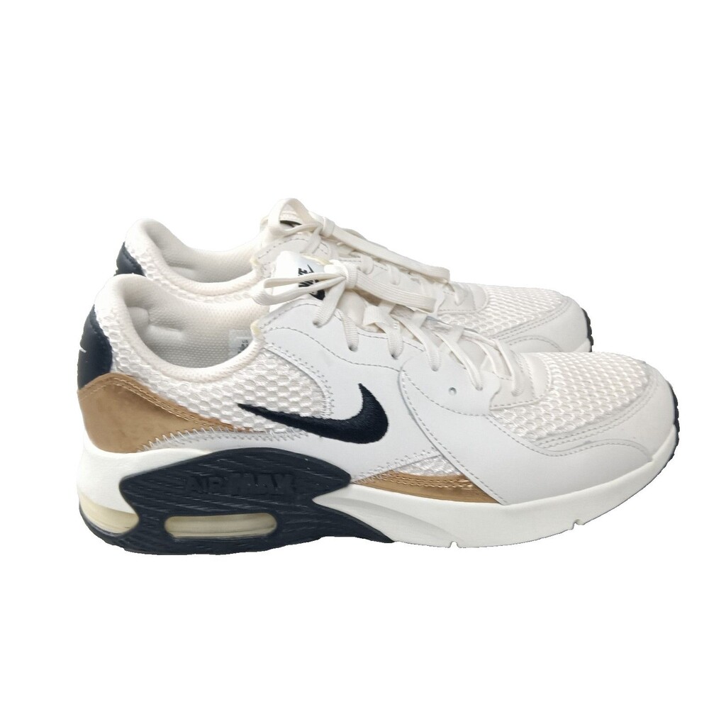 Nike Women's White Black Tan Accent Running Sneakers